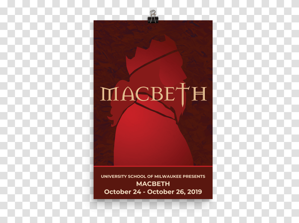 Poster Macbeth Poster, Advertisement, Novel, Book Transparent Png