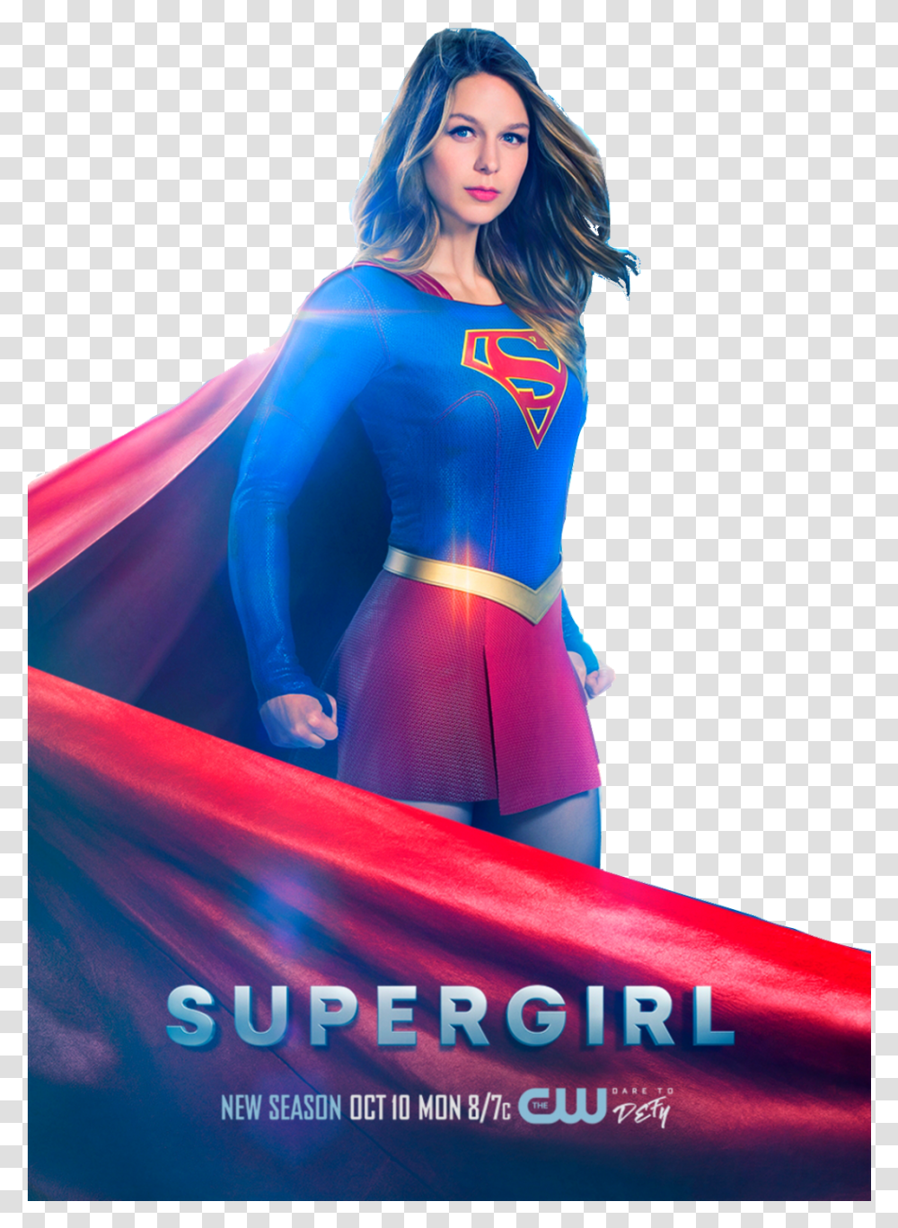 Poster Supergirl Season, Spandex, Person, Leisure Activities Transparent Png