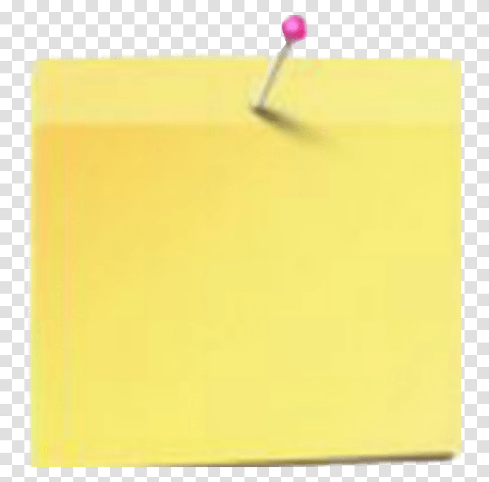 Postit Sticky Note Yellow Pin Menno Paperreminder Construction Paper, Sewing Transparent Png