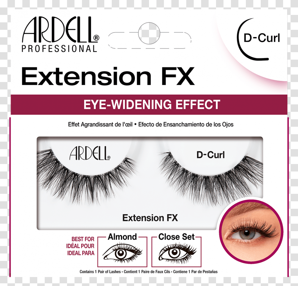 Postizas Eye Widening Effect Hi Res Ardell Lash Extension Fx, Poster, Advertisement, Flyer, Paper Transparent Png
