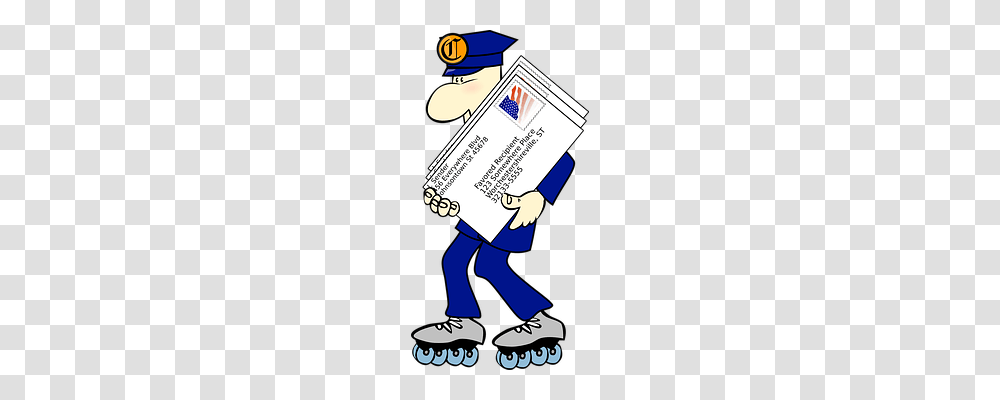 Postman Person, Label, Document Transparent Png