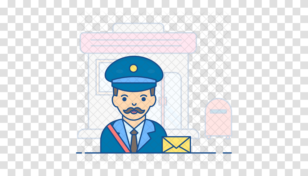 Postman Icon Louvre, Person, Text, Girl, Female Transparent Png