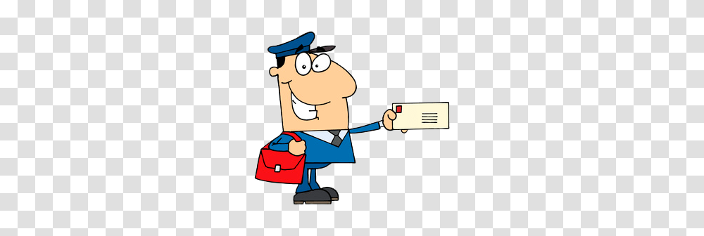 Postman, Person, Cleaning, Outdoors, White Board Transparent Png