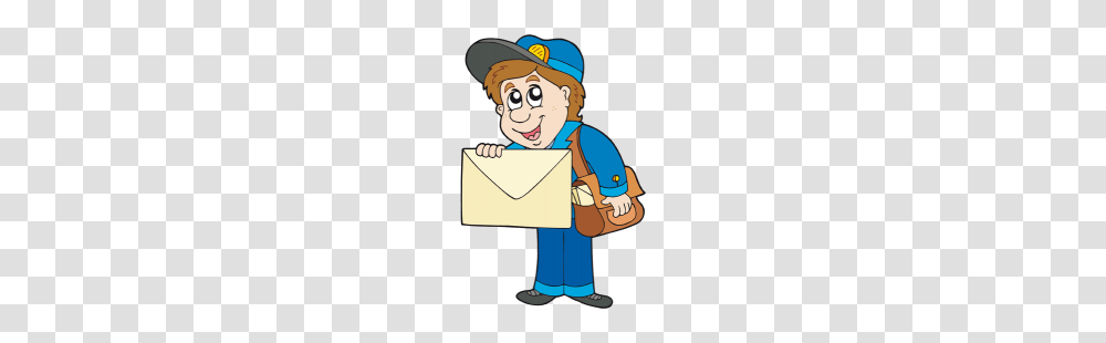 Postman, Person, Envelope, Mail Transparent Png