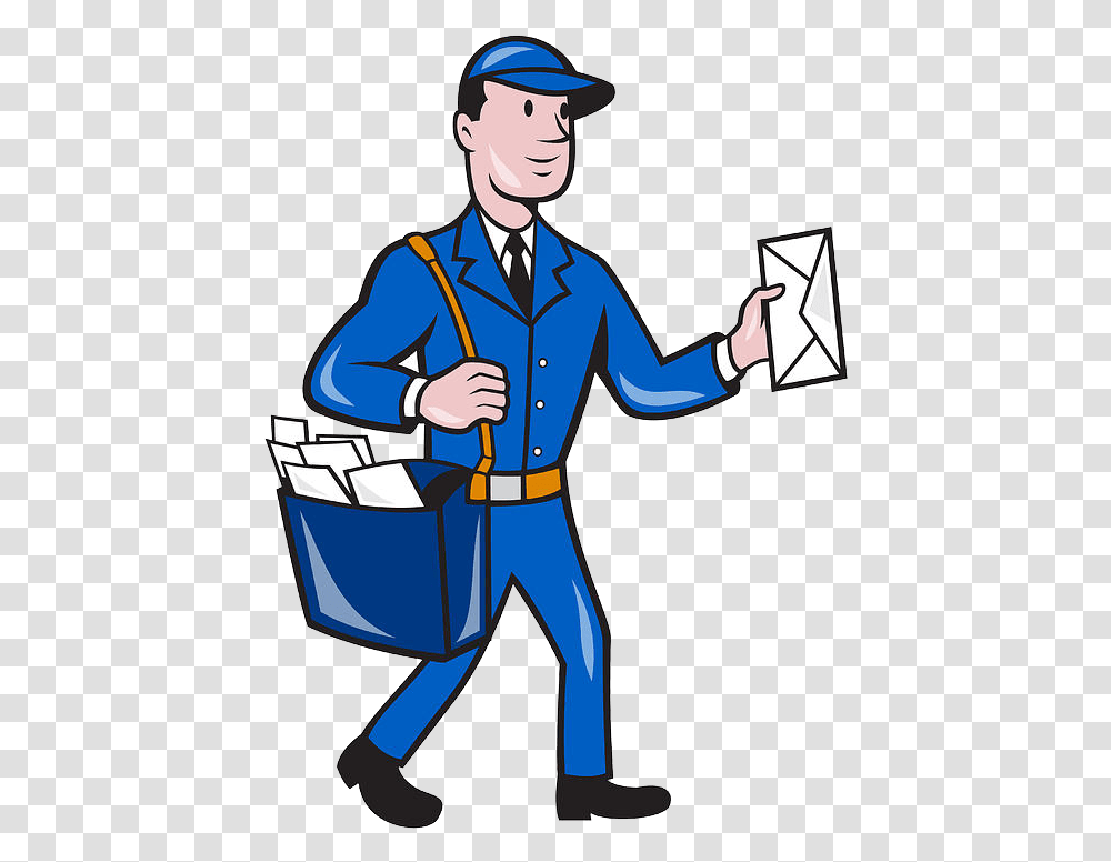 Postman Postman, Person, Human, Performer, Military Uniform Transparent Png