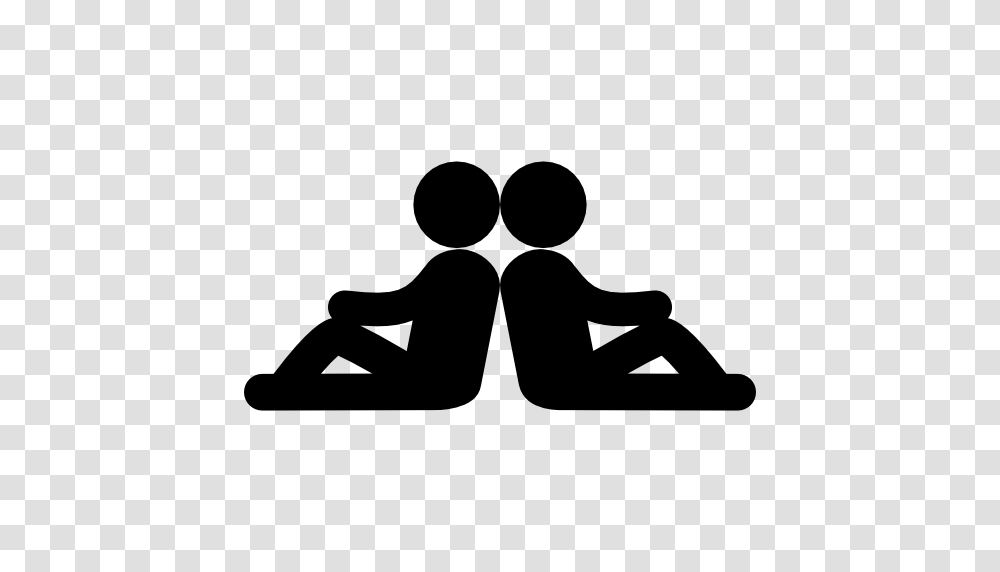 Posture Symmetrical Humanpictos Back People Two Silhouette, Gray, World Of Warcraft Transparent Png