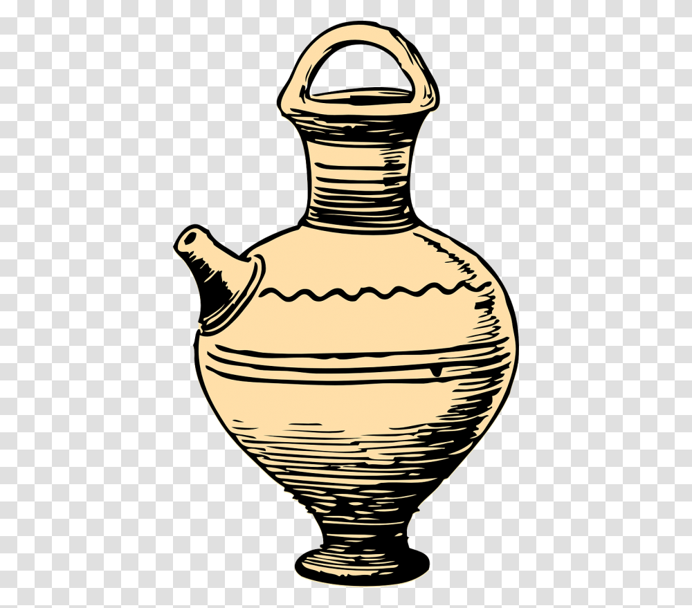 Pot Container Ancient Cartoon Ceramic, Pottery, Jar, Vase, Jug Transparent Png