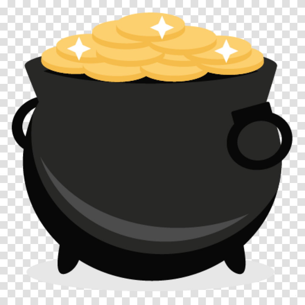 Pot Of Gold Clip Art Free Clipart Download, Bowl, Birthday Cake, Dessert, Food Transparent Png