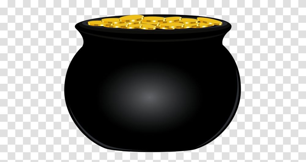 Pot Of Gold Clipart Clipart Pot Gold, Moon, Outer Space, Night, Astronomy Transparent Png