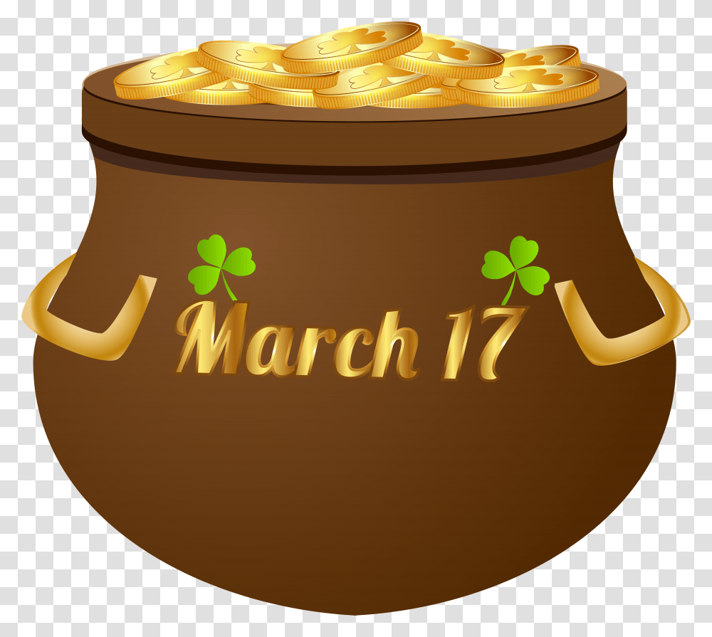 Pot Of Gold Clipart Transparent Png