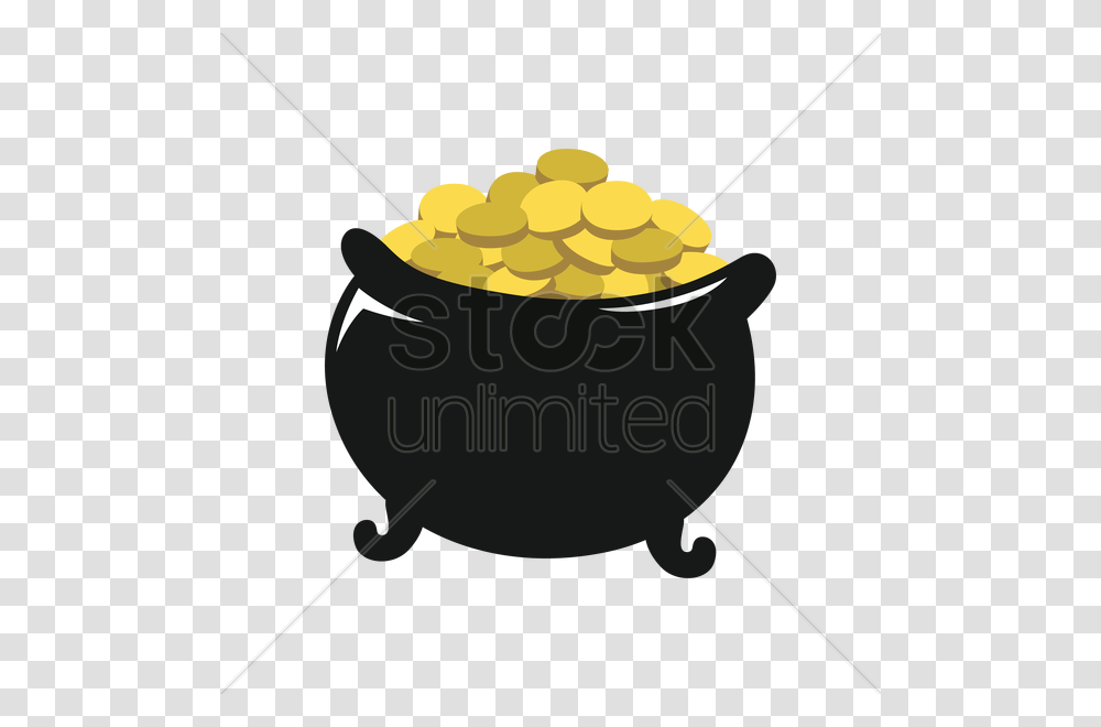Pot Of Gold Coins Vector Image, Food, Fondue, Ninja, Bbq Transparent Png