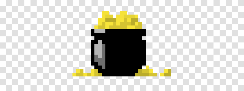 Pot Of Gold Pixel Art Maker, Pac Man, Minecraft Transparent Png