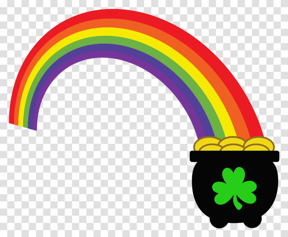 Pot Of Gold Rainbow Picture 664314 Rainbow Pot Of Gold, Light, Graphics, Art, Flare Transparent Png