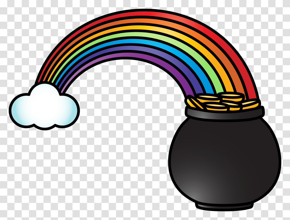 Pot Of Gold Rainbow Whimsyclips Download, Chair, Furniture Transparent Png