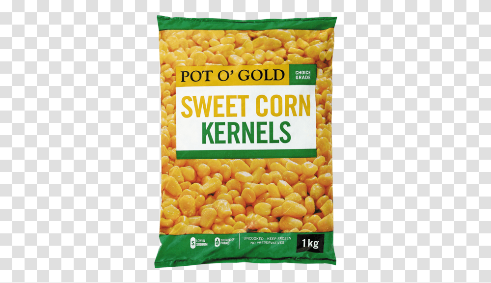 Pot O' Gold Frozen Sweet Corn Kernels 1kg Chickpea, Plant, Food, Vegetable, Pasta Transparent Png