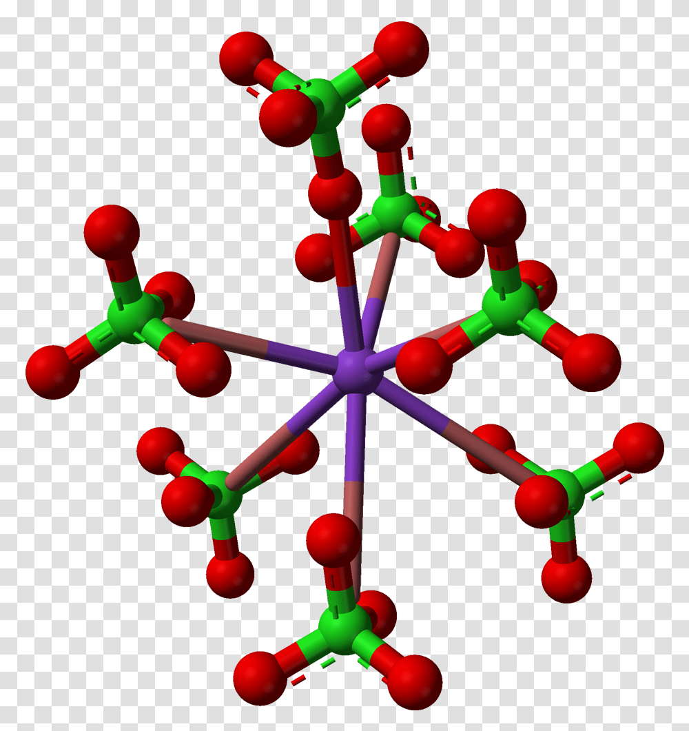 Potassium Perchlorate K Coord 3d Balls Potassium Chlorate Crystalline Structure, Toy, Ornament, Pattern Transparent Png