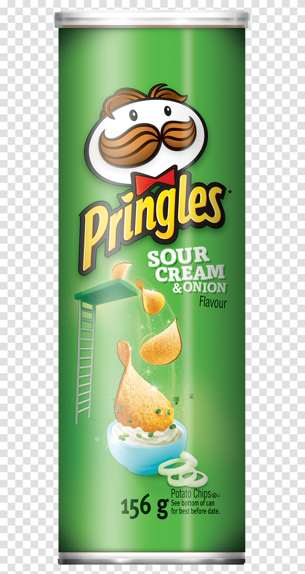 Potato Chip Pringles Flavors Sour Cream, Beverage, Juice, Plant, Food Transparent Png