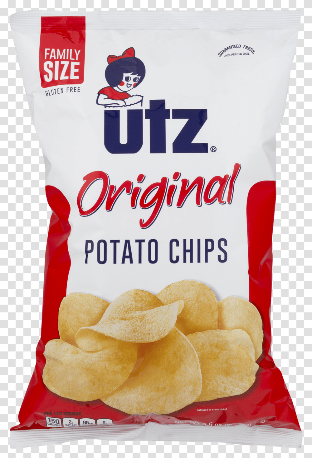 Potato Chip Utz Original Potato Chips, Food, Plant, Snack Transparent Png