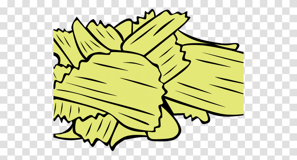 Potato Chips Clipart Animated, Hand, Plant, Food Transparent Png