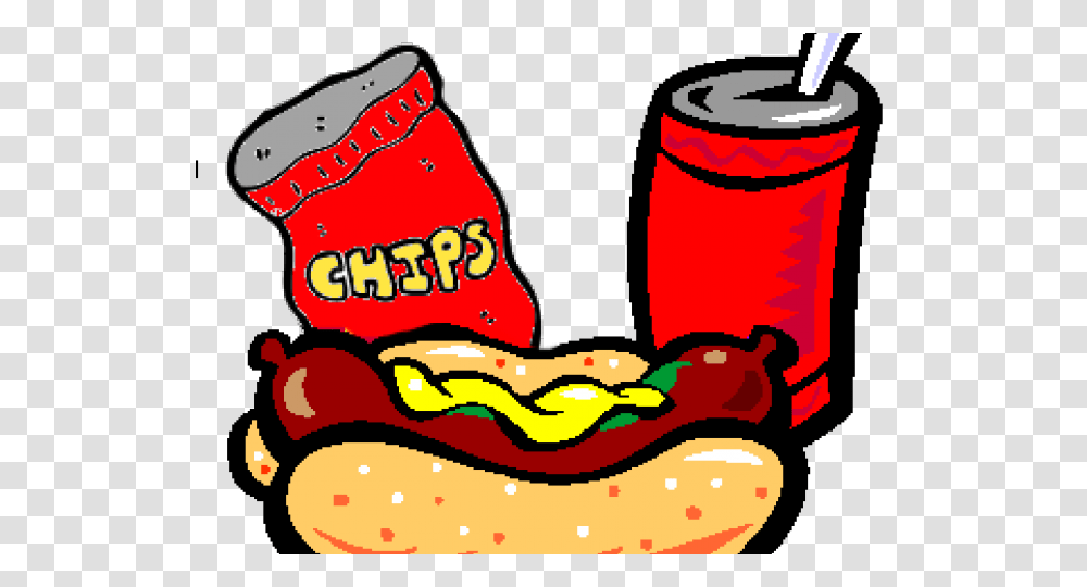Potato Chips Clipart Vector, Hot Dog, Food Transparent Png