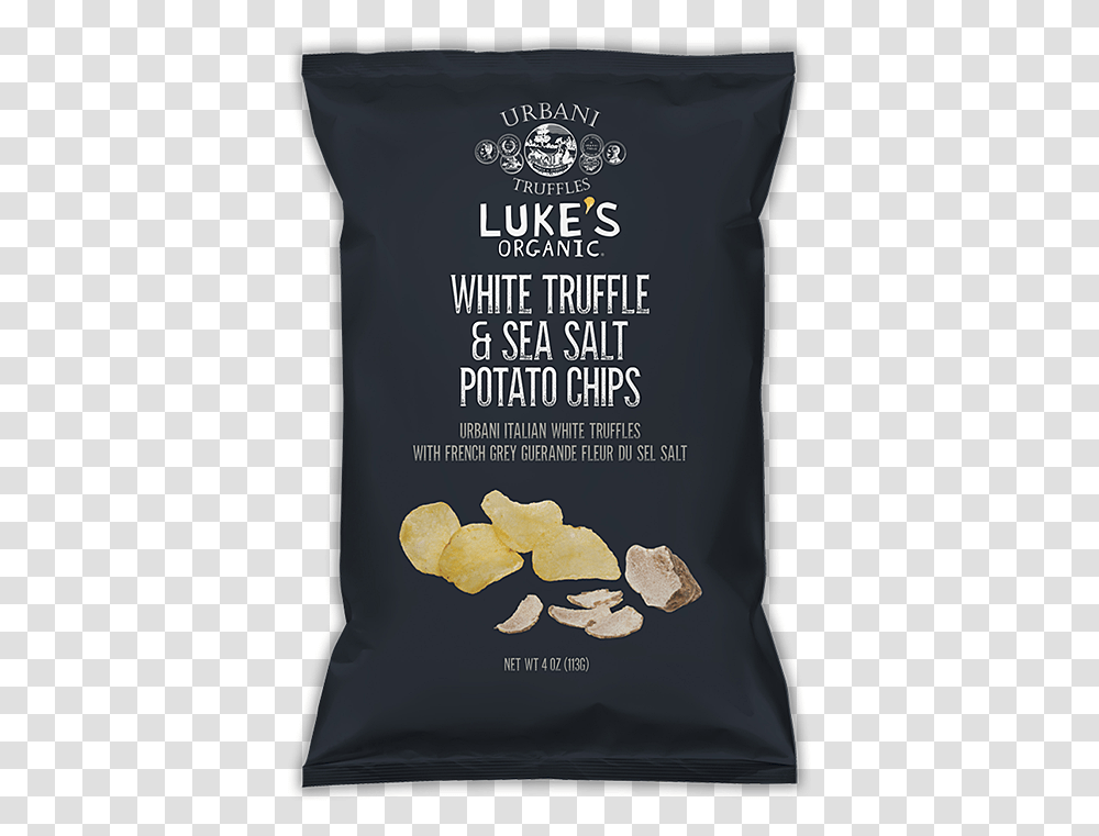 Potato Chips White Truffle Sea Salt Luke's Truffle Chips, Plant, Food, Apparel Transparent Png