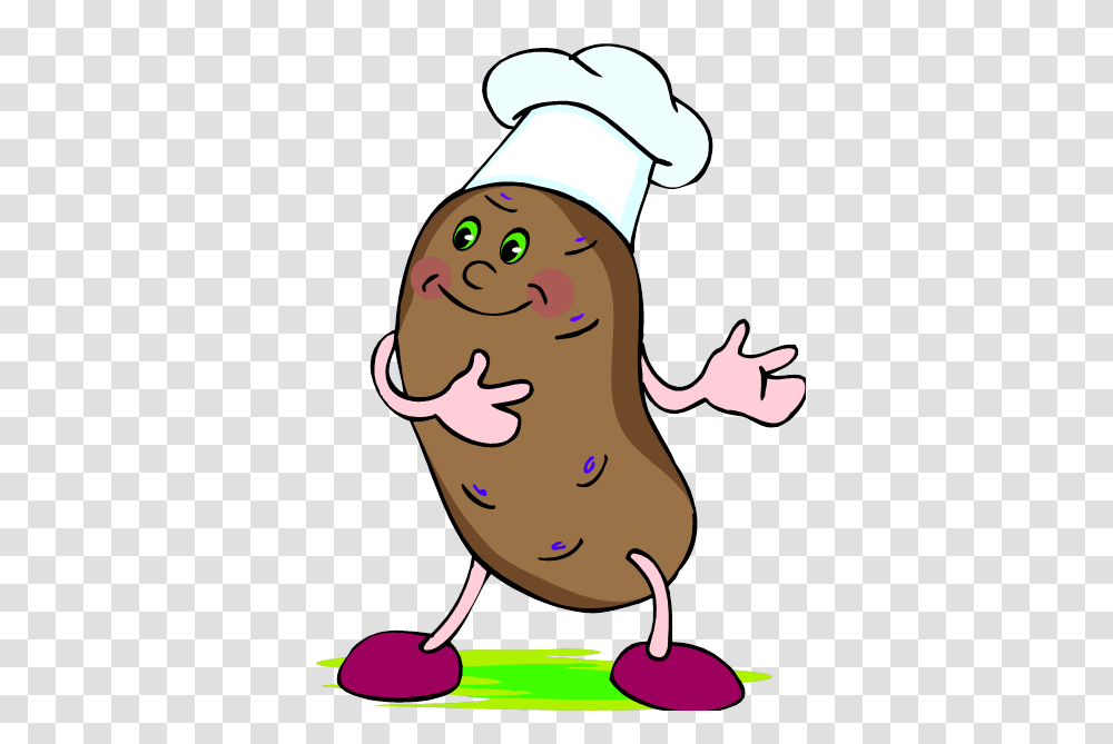 Potato Clipart, Chef, Head Transparent Png