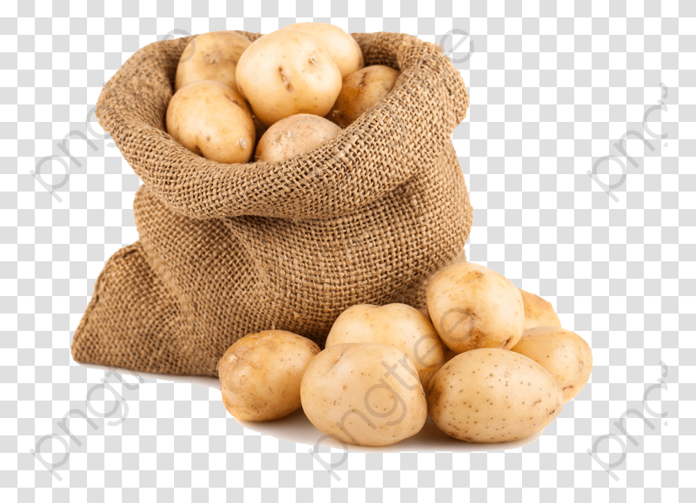 Potato Clipart Sack Sack Of Potatoes, Bag, Fungus, Plant Transparent Png