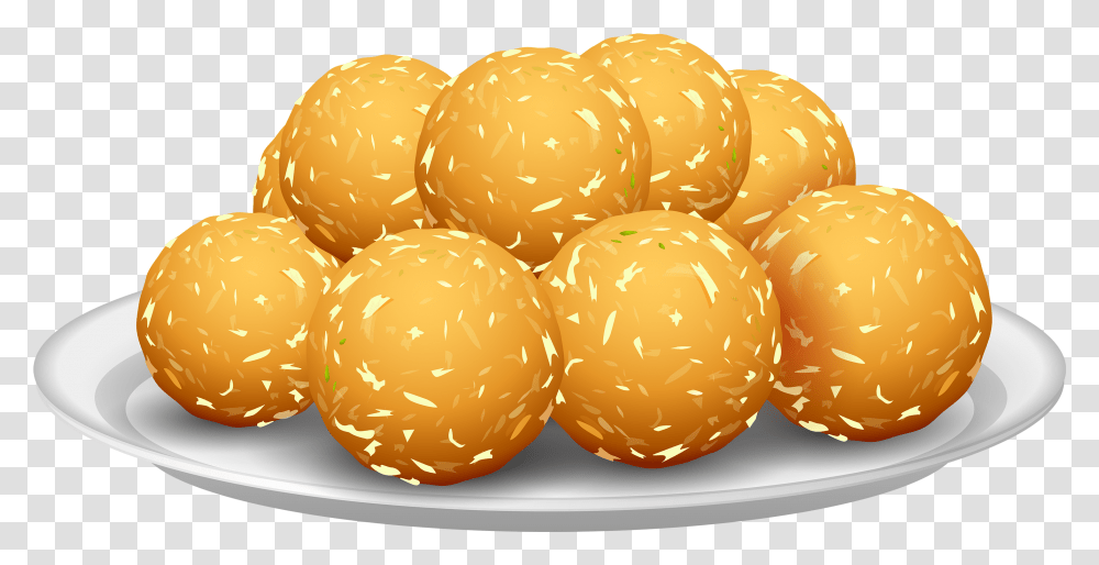Potato Croquettes Clipart Food Balls Clipart, Sweets, Bread, Bun, Plant Transparent Png