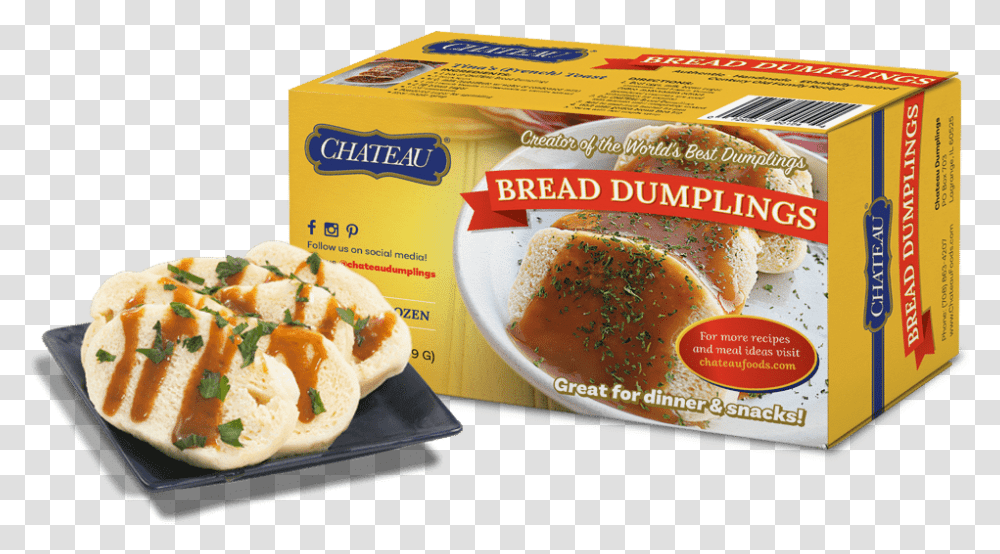 Potato Dumplings Banner, Food, Bowl, Bread, Sliced Transparent Png