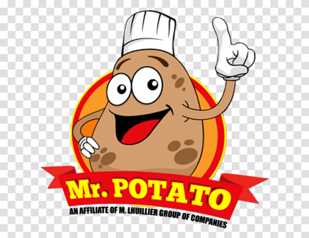 Potato Frachise Logo Mr Potato French Fries, Chef, Poster, Advertisement Transparent Png