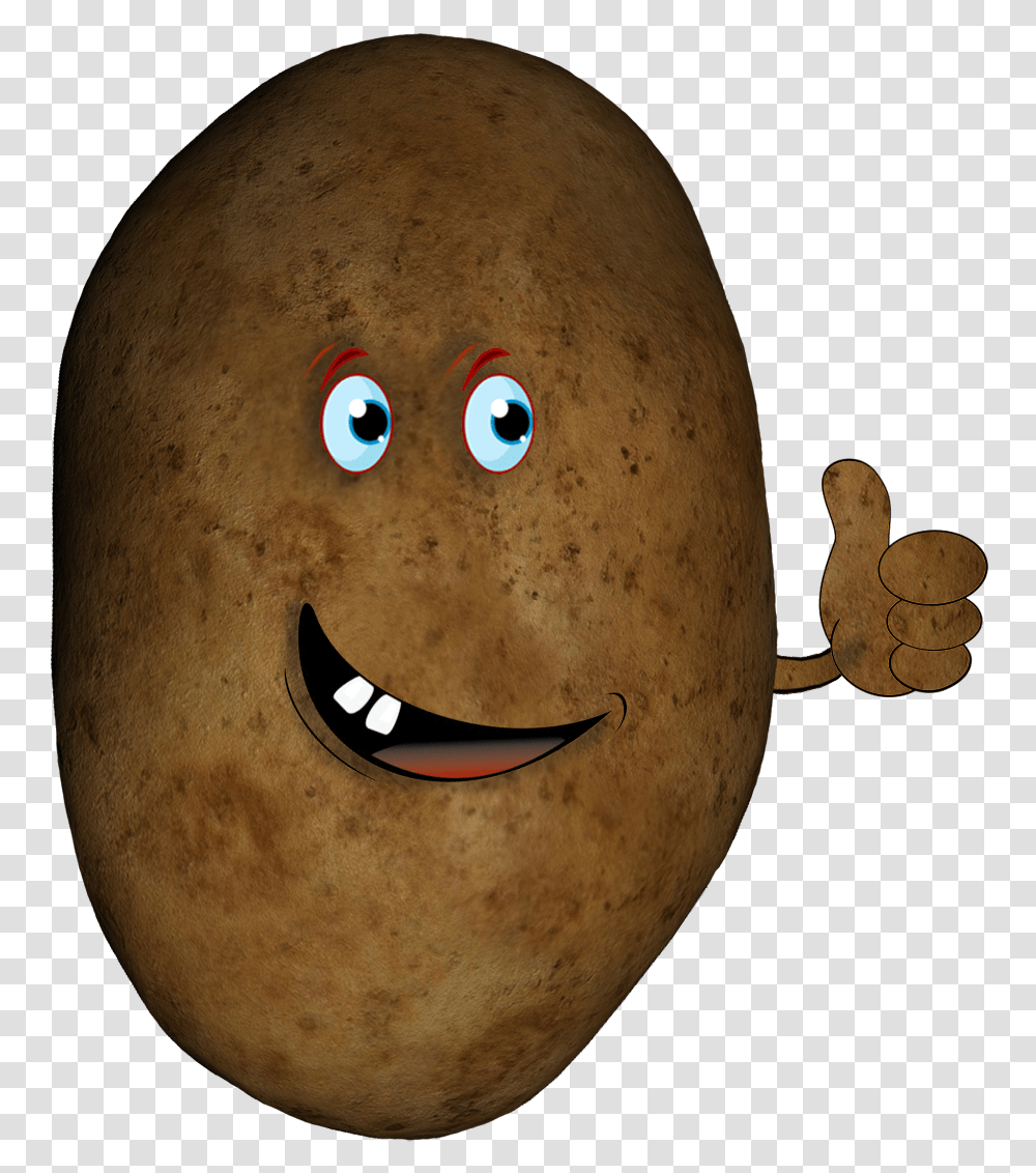 Potato Head With Hand Cartoon, Plant, Vegetable, Food, Egg Transparent Png
