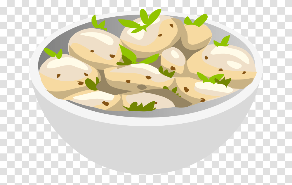 Potato Salad Clipart Potato Salad Clip Art, Dish, Meal, Food, Bowl Transparent Png