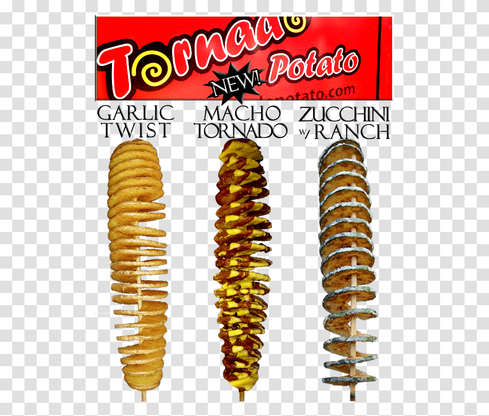 Potato Tornadoes, Plant, Spiral, Coil, Food Transparent Png