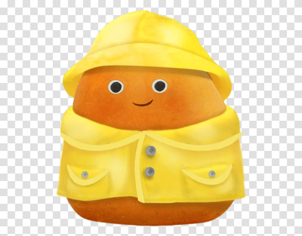 Potatoe In Raincoat Ruby From Small Potatoes, Apparel, Toy, Sweets Transparent Png