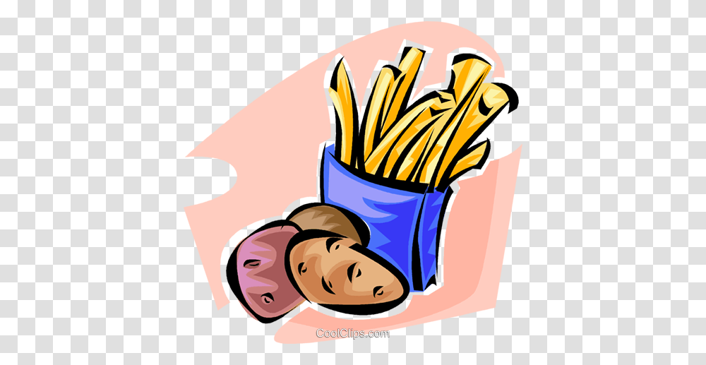 Potatoes And French Fries Royalty Free Vector Clip Art, Food, Lunch, Meal Transparent Png