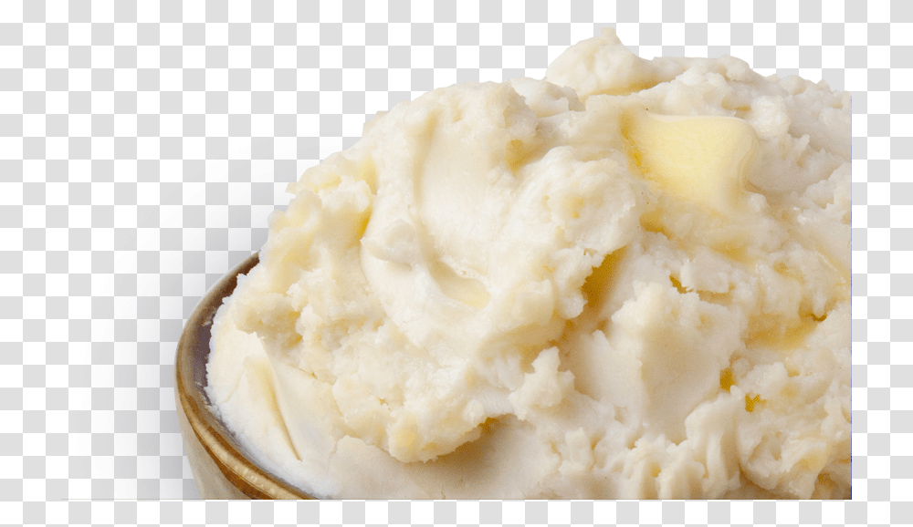 Potatoinstant Mashed Creamdessertcottage Cheese Mashed Potatoes, Food, Ice Cream, Creme, Butter Transparent Png