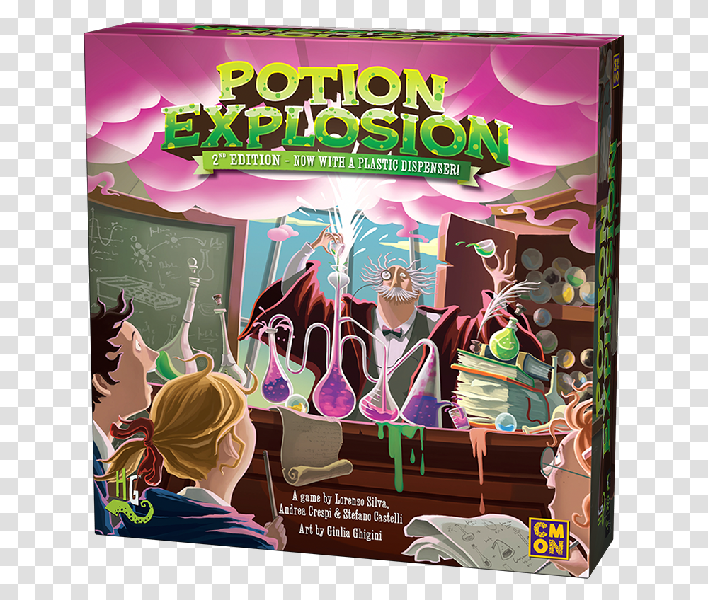 Potion Explosion 2nd Edition, Poster, Advertisement, Person, Outdoors Transparent Png