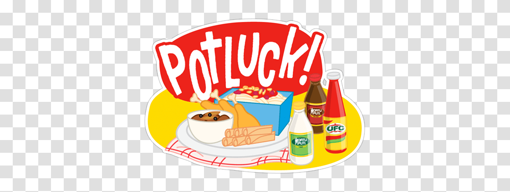 Potluck, Label, Meal, Food Transparent Png