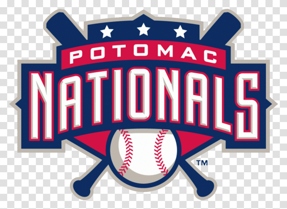 Potomac Nationals Logo And Symbol For Baseball, Team Sport, Text, Leisure Activities, Building Transparent Png