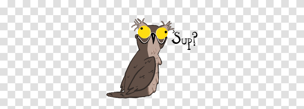 Potoo Bird Sticker Pack, Owl, Animal, Snowman, Winter Transparent Png