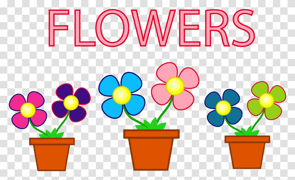 Potted Flowers Clipart, Crowd, Alphabet Transparent Png
