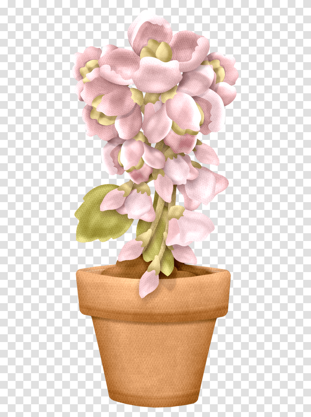 Potted Flowers Lily Of The Valley, Plant, Blossom, Orchid, Jar Transparent Png