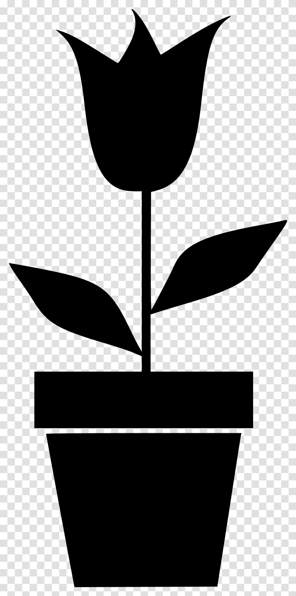 Potted Plant 5 Clip Arts Potted Plant Silhouette, Gray, World Of Warcraft Transparent Png