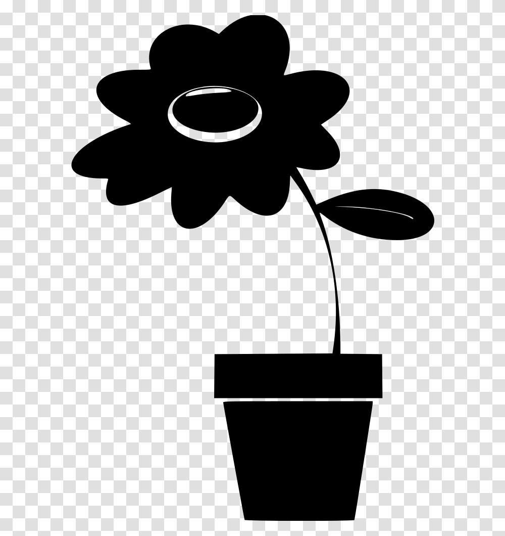 Potted Plant Flower, Gray, World Of Warcraft Transparent Png
