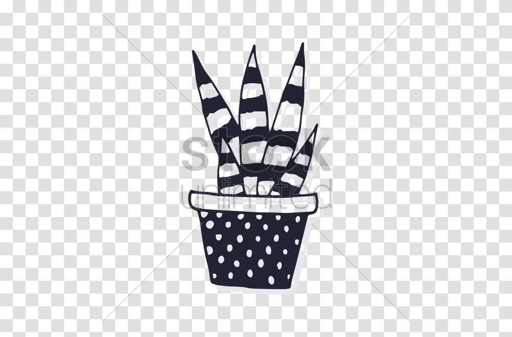 Potted Succulent Vector Image, Bow Transparent Png