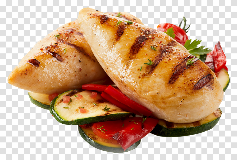 Poultry Salmon, Burger, Food, Plant, Meal Transparent Png