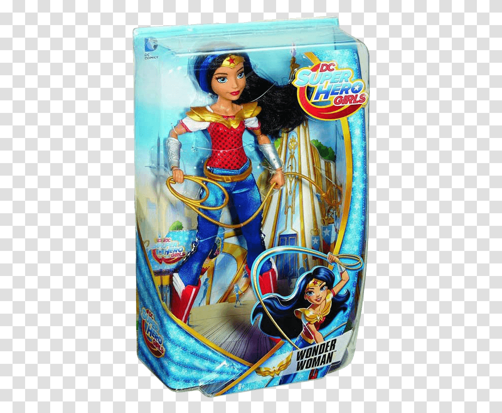 Poupe Dc Super Hero Girl Wonder Woman, Hair, Toy, Person, Human Transparent Png