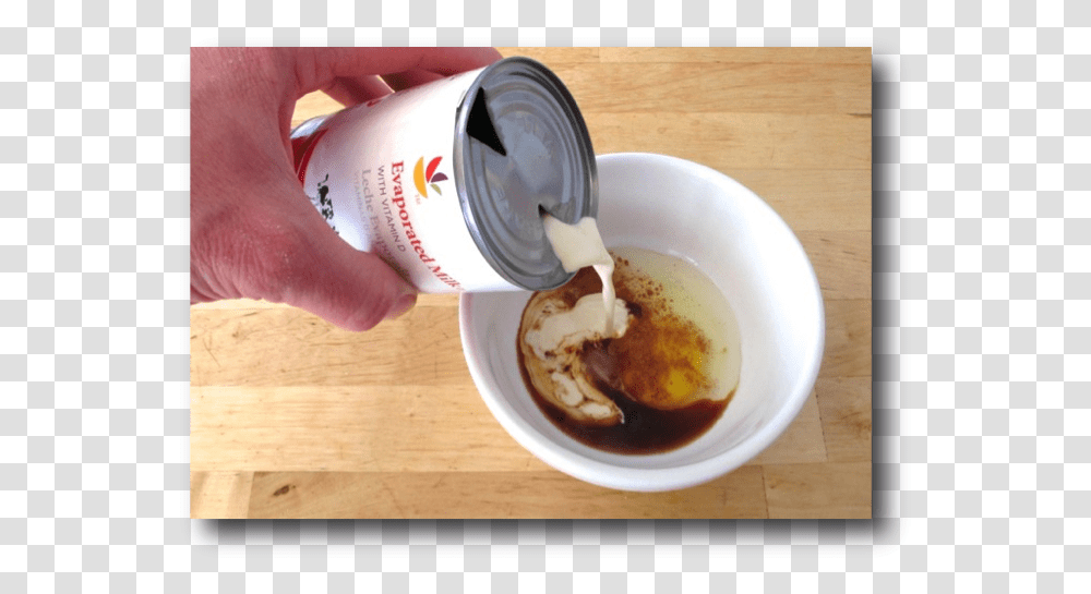 Pouring Evaporated Milk From A Freshly Opened Can Open Condensed Milk Can, Bowl, Person, Soup Bowl, Food Transparent Png