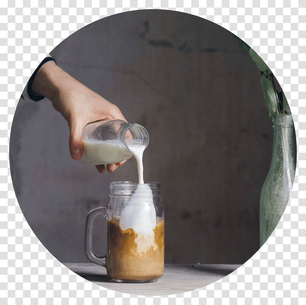 Pouring Milk Transparent Png