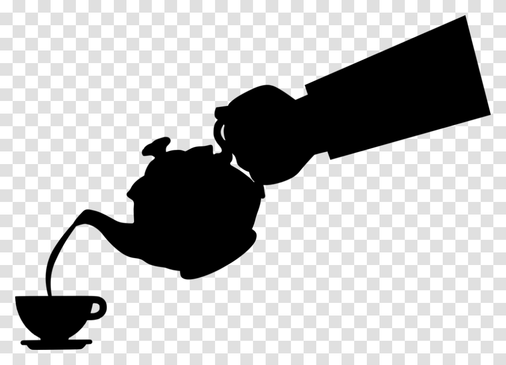 Pouring Tea Clipart Pouring Tea Silhouette, Gray, World Of Warcraft Transparent Png